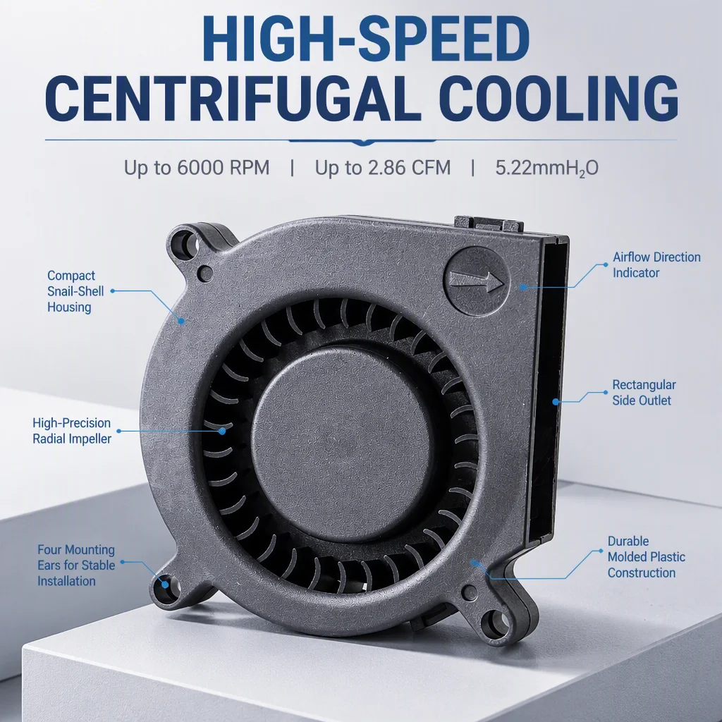 Air Blower, Centrifugal, Brushless, 12v, 24v - detail 10