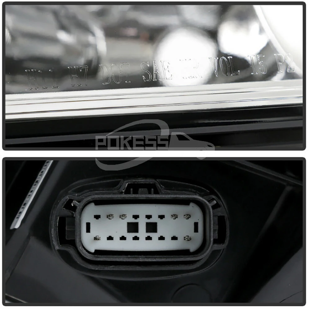 Car Headlight DS7Z13008A DS7313W029CD Right Black Headlight for Ford M... — 5