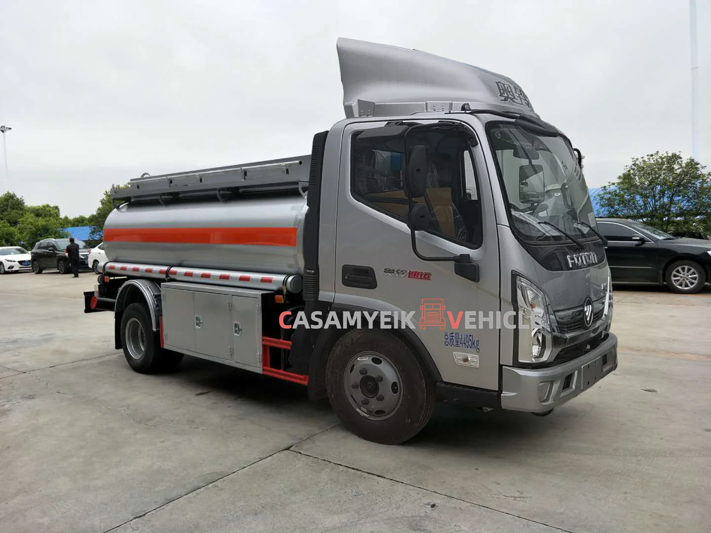 Китайская Фабрика Прямая продажа Foton 5000 литров rhd топливный танкер грузовик тяжелый