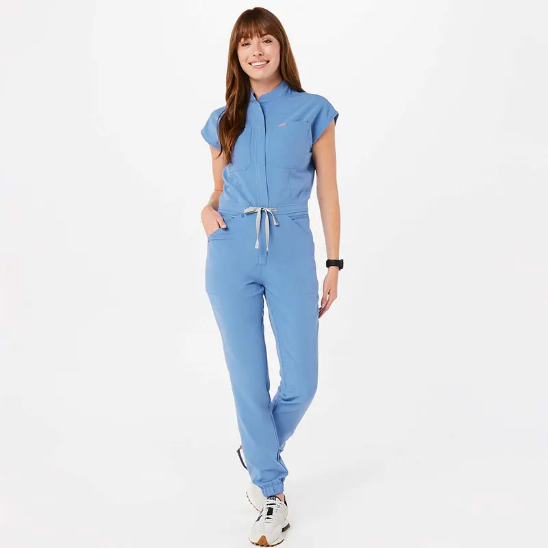 Bestex Blue Color Medical Uniform Scrubs Set Plus Size Hospital ...