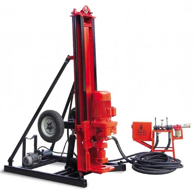 600meters steel crawler mounted rotary drilling rig