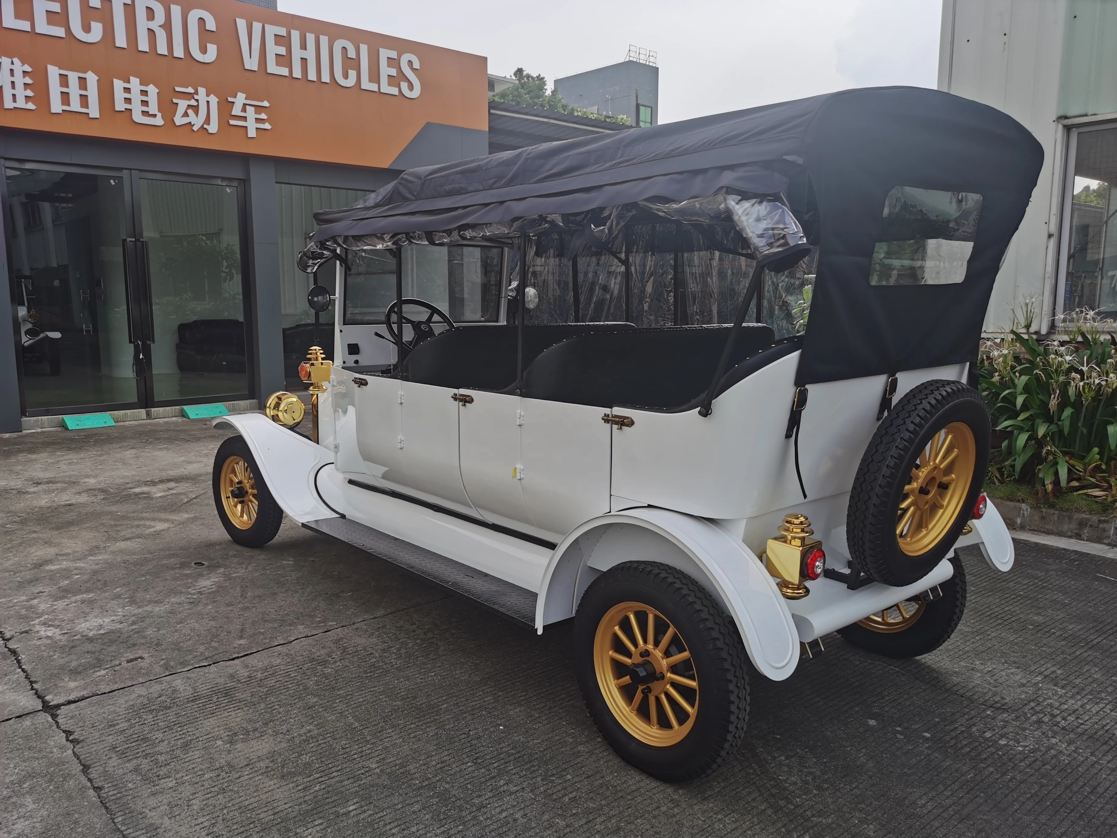 2022 Новый Туристический 8 местный Классический Электрический винтажный автомобиль