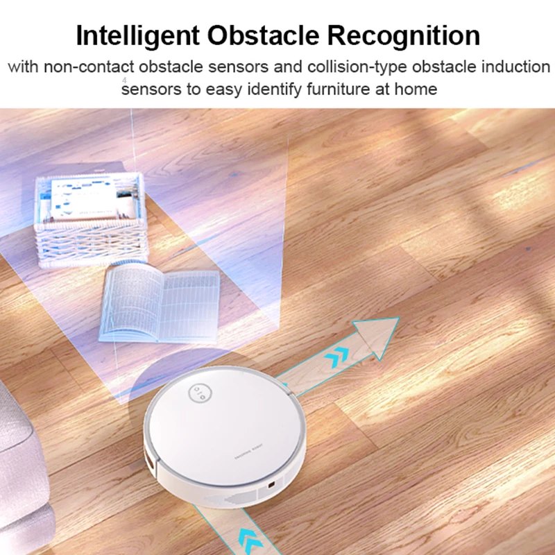 F403 Floor Sweeping Robotic Rechargeable Robot Cleaner Vacuum and Mop Robot Cleaner