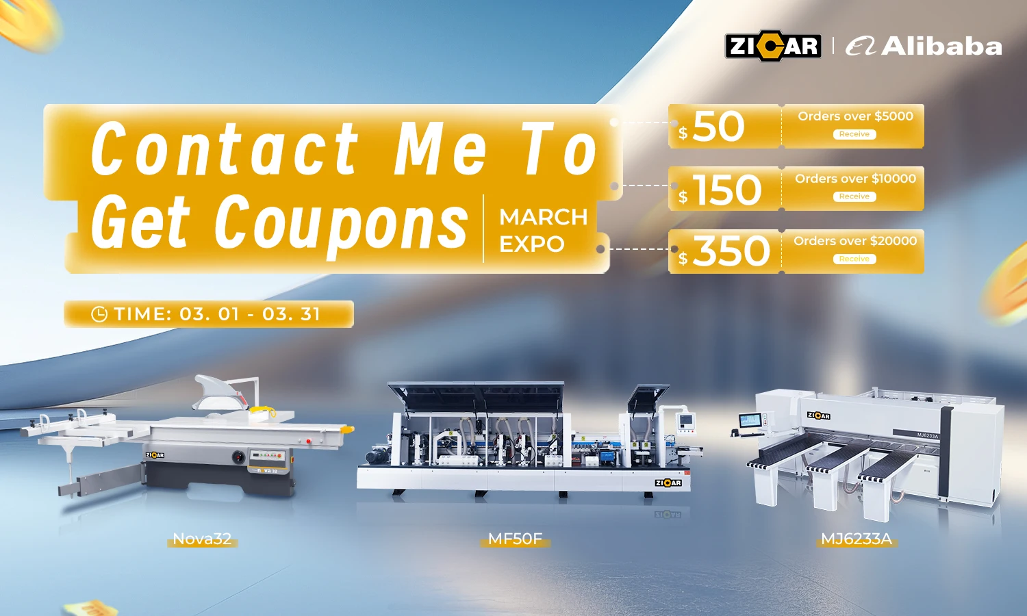 Zicar Professional Automatic Pvs Mdf Curve Edge Gluing Banding Machine Furniture Edge Banding