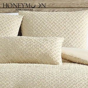 All Season Down Alternative Textile Jacquard Luxury Home Lightweight Comforter Set Bedding Bed Cover Set