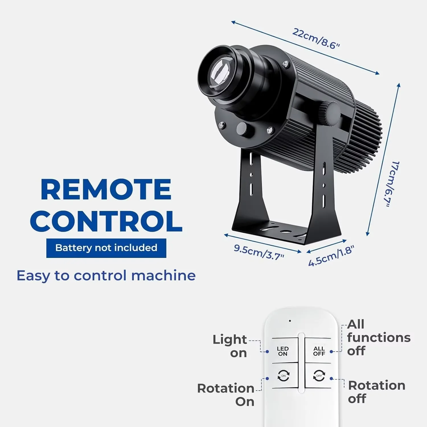 Advertising Projector Light Outdoor Waterproof Remote Control Customized logo Gobo Projector