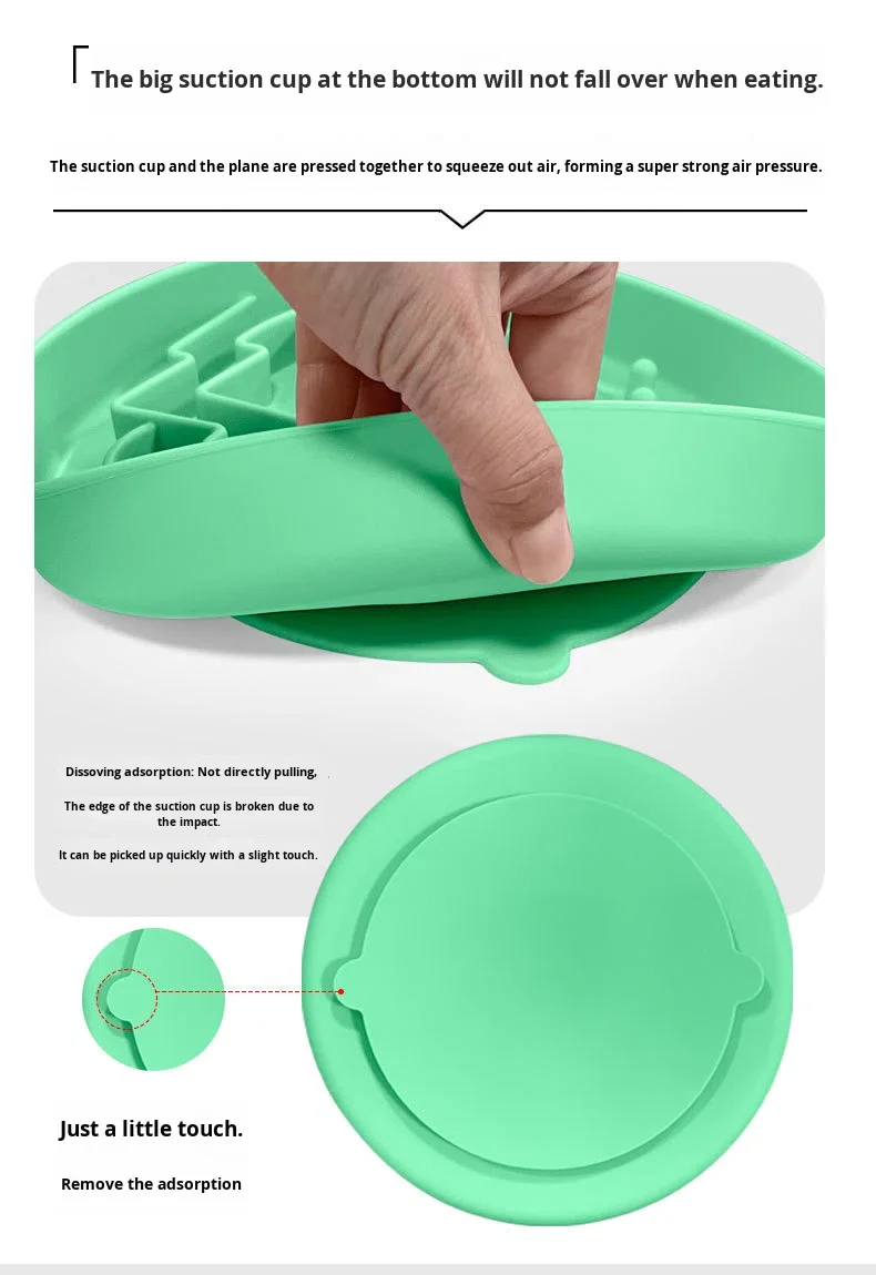 Pet Slow Feeder Bowl, BPA-Free Silicone Dog Cat Food Bowl Anti-Choke, Multiple Patterns for Pet Digestion & Feeding Health supplier