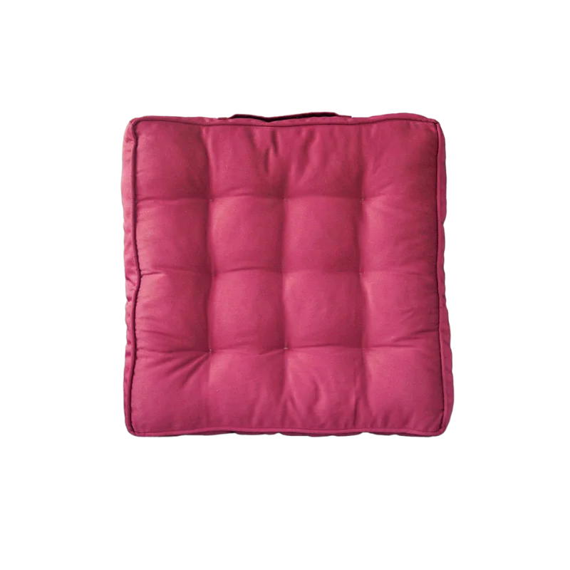 Thai Kapok Box Cushion With Different Colors Pillow Case Wholesale Best