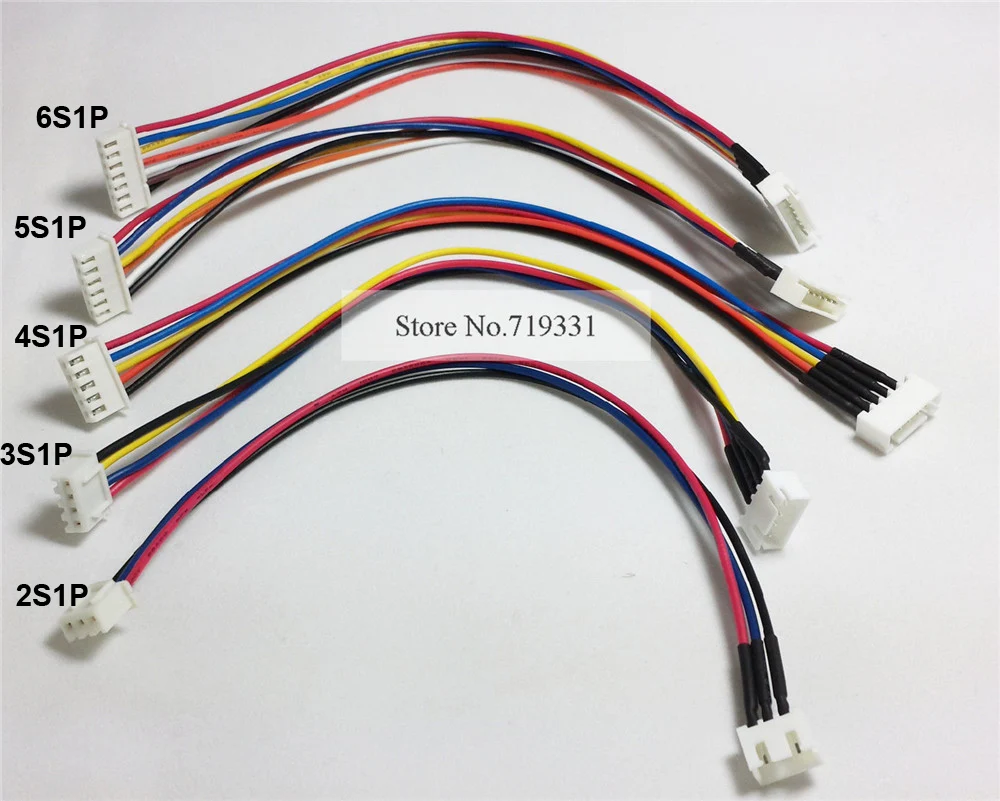 3pcs/set RC Lipo Balance Extension Lead Cable JST-XH 16cm 2S 3S 4S Turnigy Zippy 
