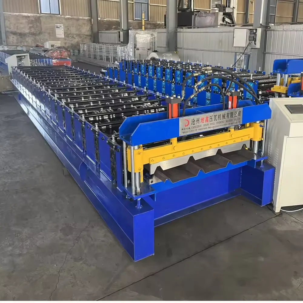 Automatic Metal Tr4 Tr5 Tr6 Roofing Sheet Crimping Machine Hydraulic Curving Machine Metal Roof Panel Bend Machine