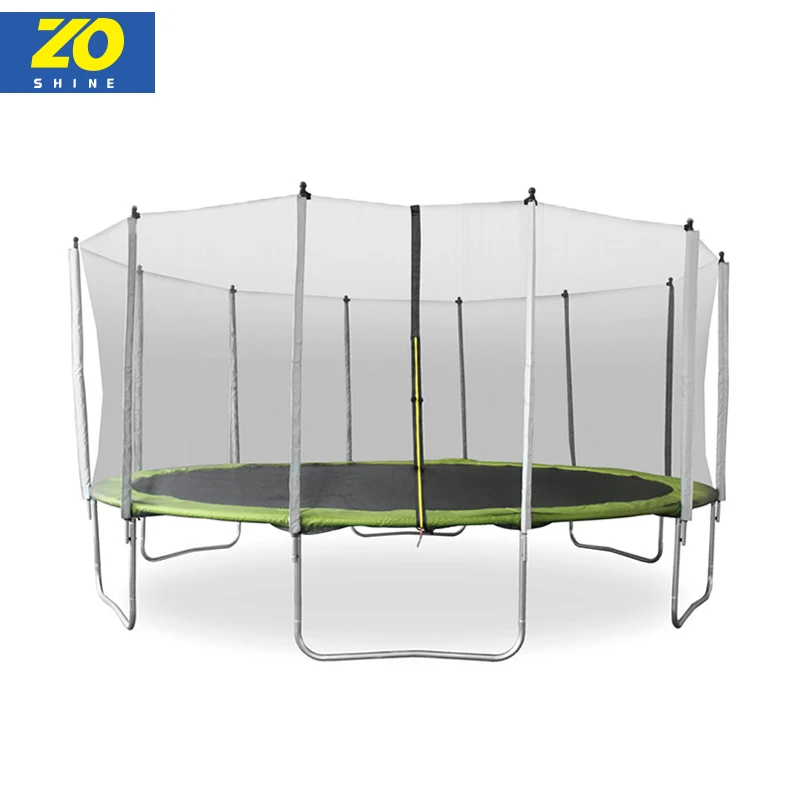 Cheap Customized  Wholesale 6ft 8ft 10ft 12ft 14ft 15ft 16ft Big Garden Round Outdoor Trampoline With Enclosure Safety Net