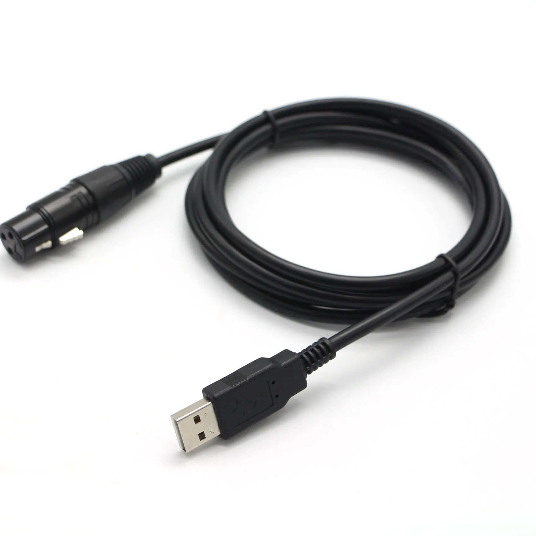 OEM FTDI FT232RL Chipset USB a Male to RS485 XLR 3Pin Female Connector Serial Port Tester Cable for Microphone DMX Stage Light