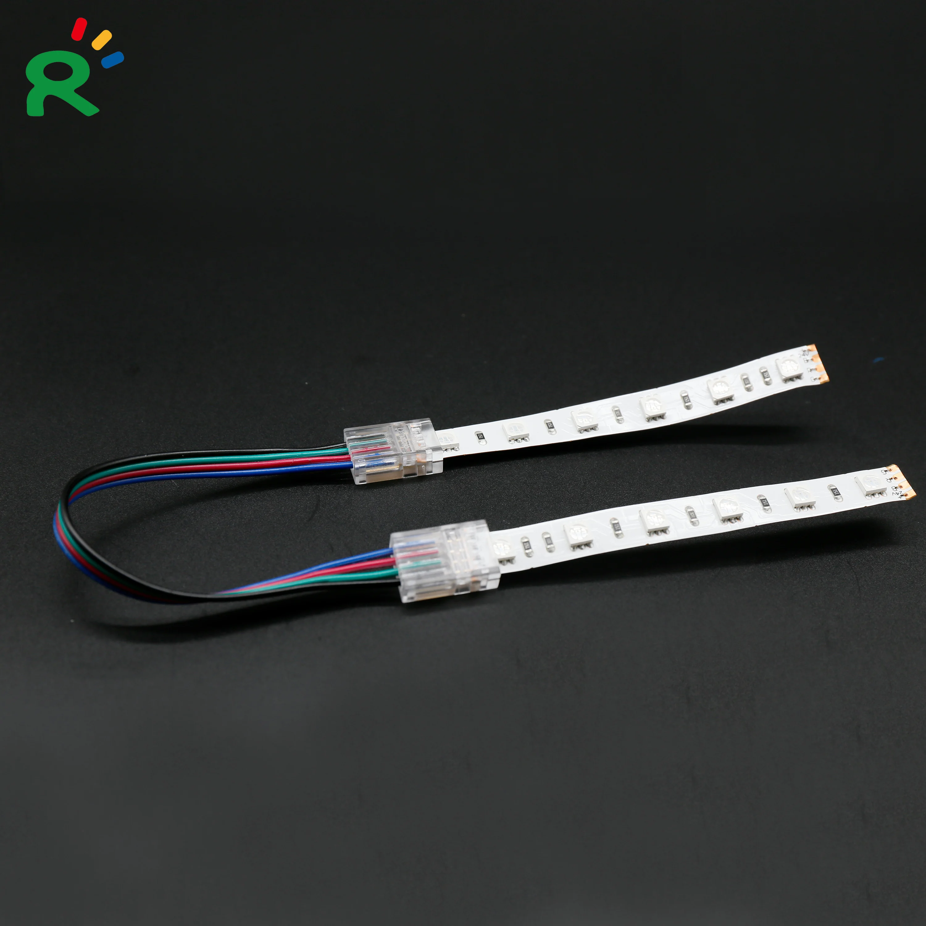 Ip20 4pin 10mm 5050 3838 Rgb Led Strips Connector Solderless Strip To Strip  With Wire - Buy Light Strip Connector 5050,Led Strip 4 Pin Connector,5050 Rgb  Led Strip Connector Product on Alibaba.com