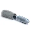Dm-092 gray rubber coated wheel brush
