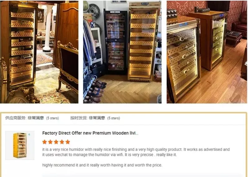 Refrigerator Wine Cooler Chiller Cigar Humidor Freestanding