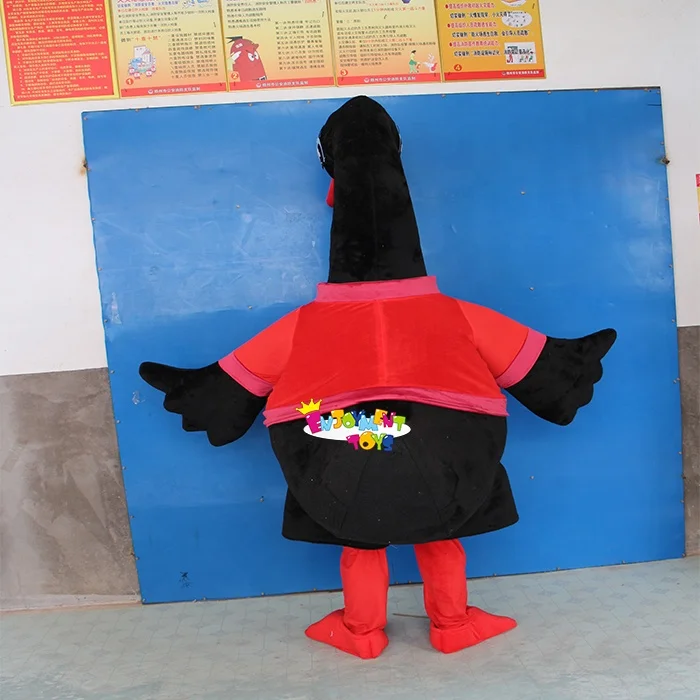Popular Customized Cartoon Black Swan Mascot Costume Cute Cartoon Black Swan Mascot Large Event Adult Party Costume