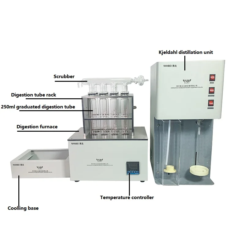 Kjeldahl Distillation Unit Automatic Kjeldahl Nitrogen Analysis