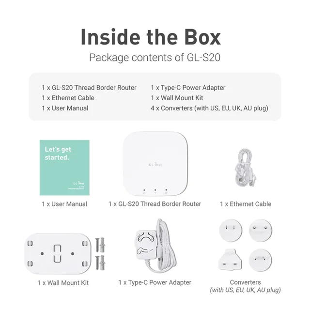 GLiNet S20  Smart Iot Medical Devices Smart Farm Home Assistant Gateway Iot For Vending Machines