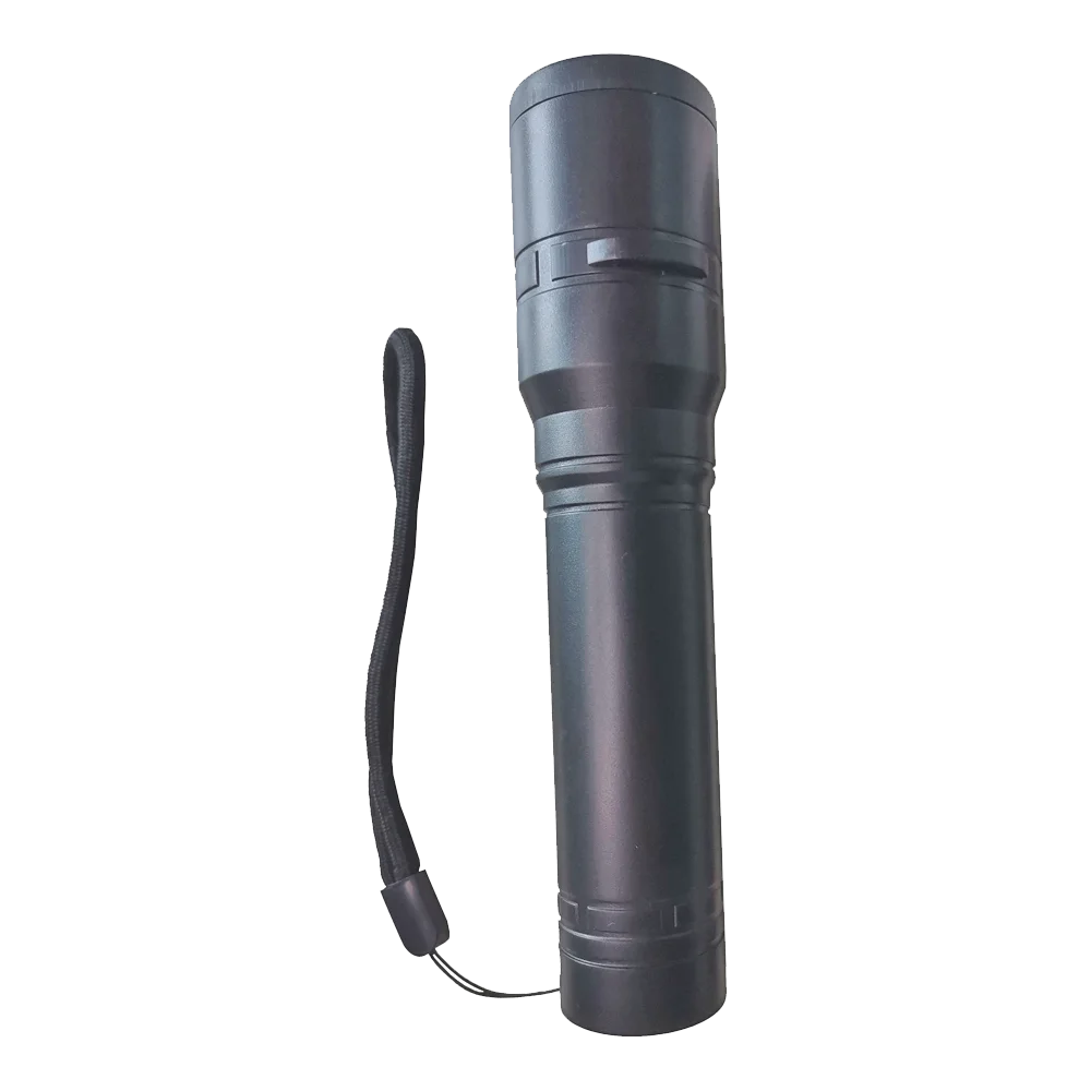 Portable Rechargeable LED Logo Projector Laser Light EDC Flashlight Customized Logo Camp Torch with USB Charging
