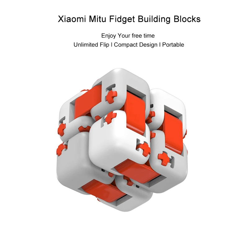 Hotsale Original Xiaomi Mitu Mini fidget cube Portable Smart Finger Building Blocks mitu cube fidget spinner popular