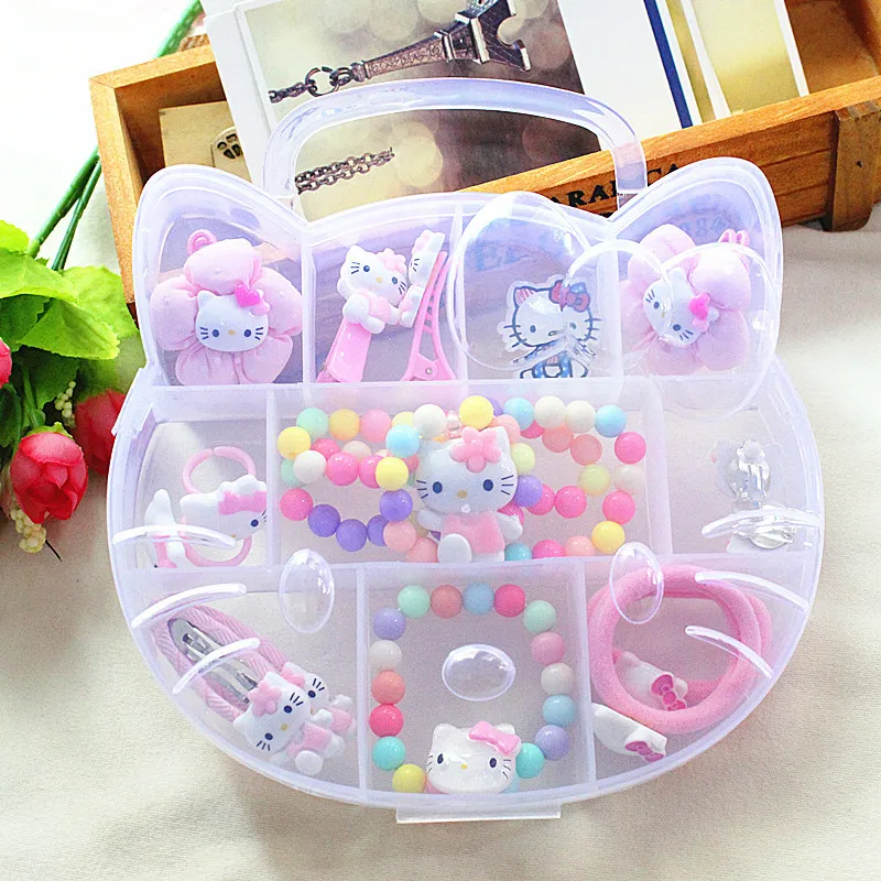 B1211 подарочный набор для новорожденных девочек шпилька для волос Детские аксессуары для волос принцесса головной убор Детская шпилька для волос кольцо для волос подарочная коробка в комплекте