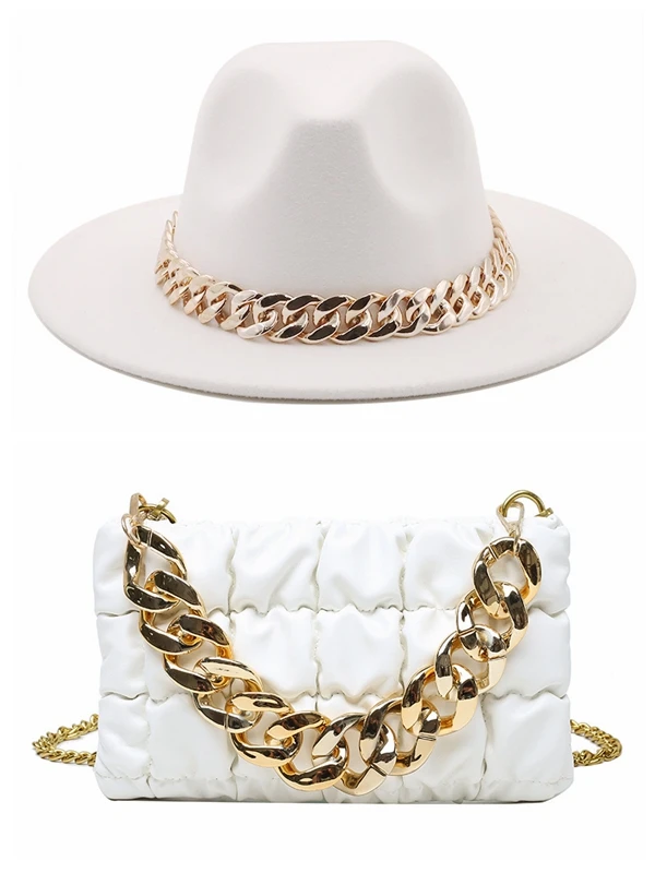 X111007 Women Bag and Hats Set - Fall Colors & Accessories display picture 3
