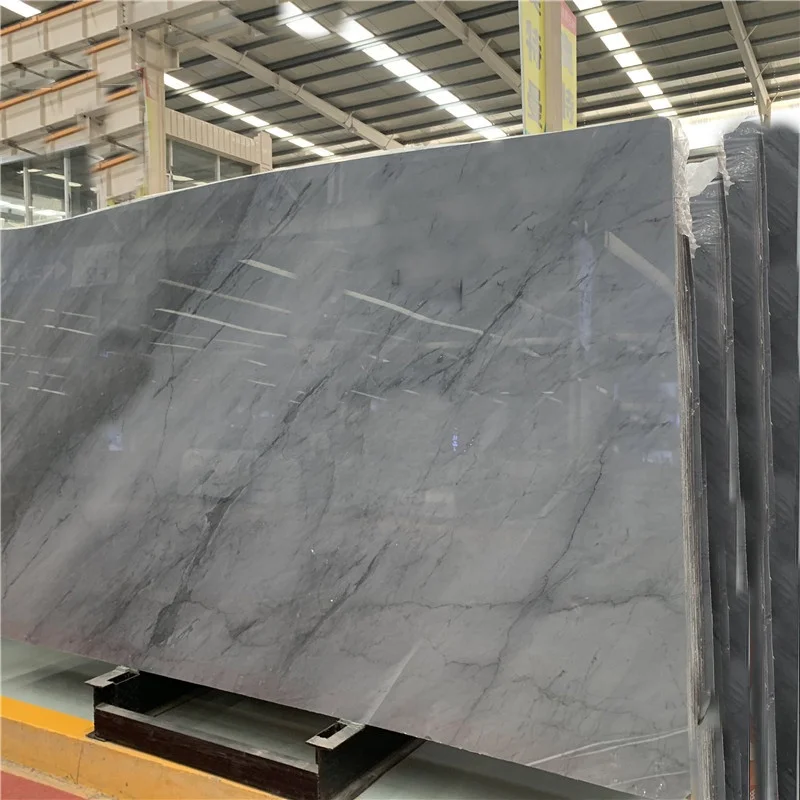 천연 광택 마감 슬래브 울트라맨 그레이 대리석 타일(실내 장식용 벽 및 바닥)