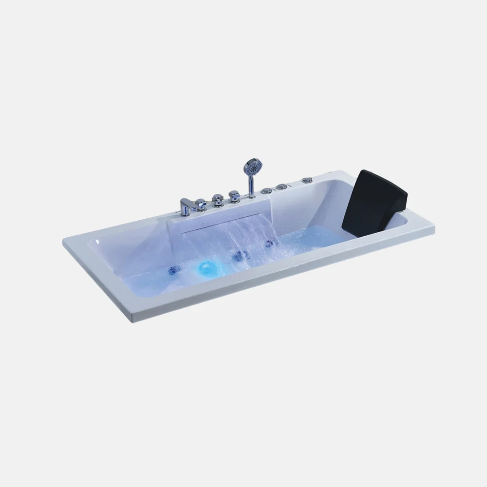 bath tub rectangular freestanding acrylic bathtub