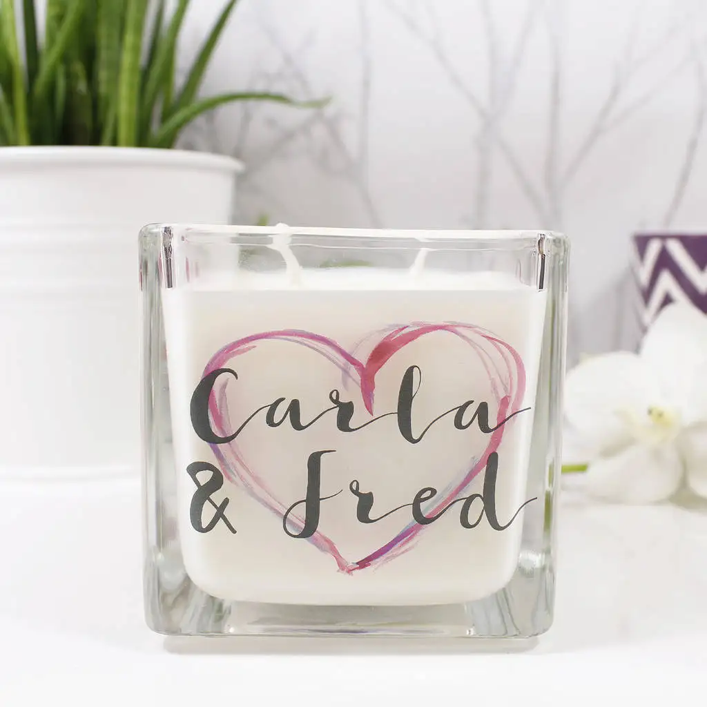 Embossed Frosted Mercury Clear Textured Soy Wax Scented Container Square Glass Crystal Candle Jar With Lids for Candles Making