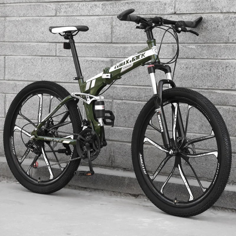 マウンテンバイク　26インチ 26-Inch Foldable Steel Mountain Bike for Men & Women - OEM