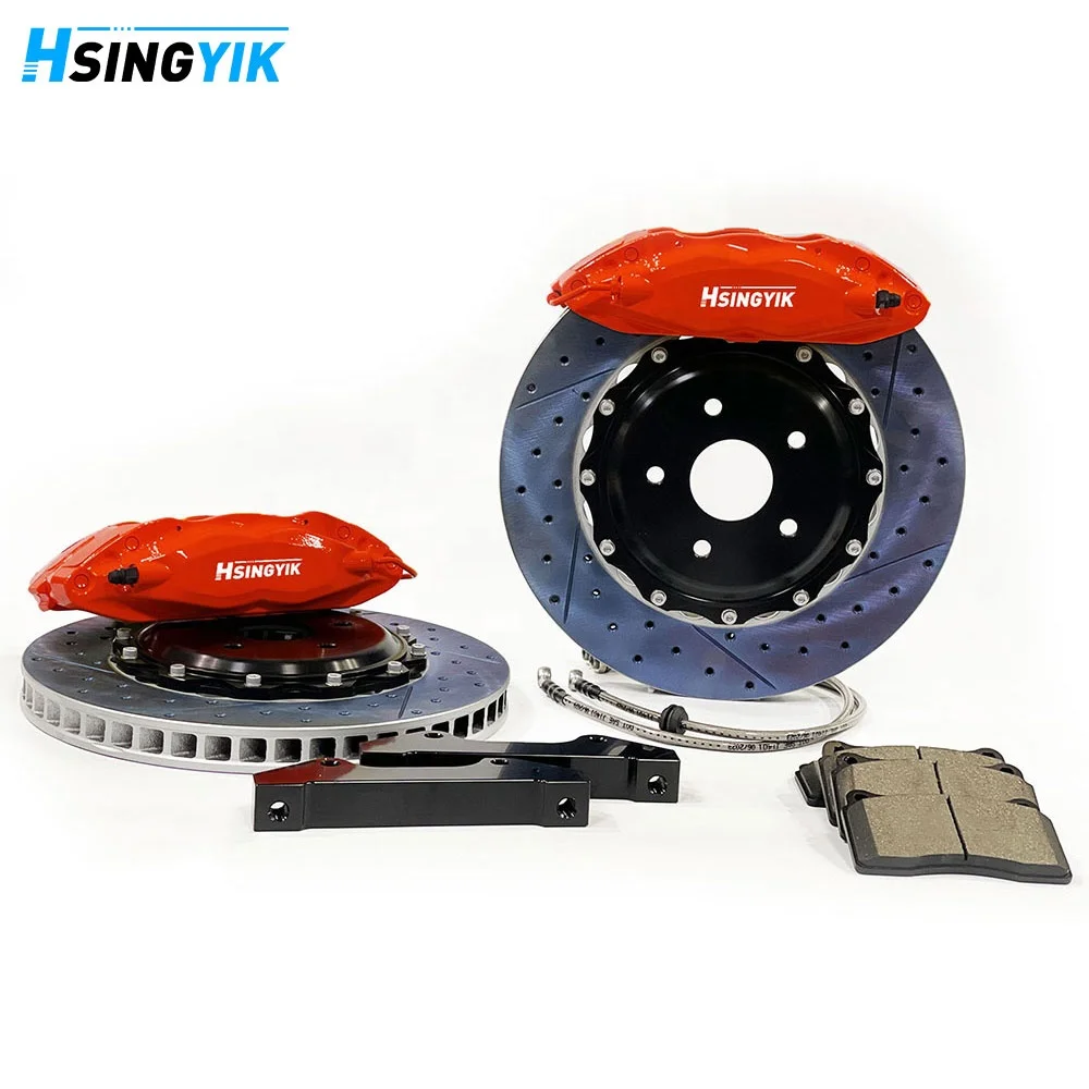 Hsingyik 6 Piston Front Racing Big Brake Kit Brake Upgrade Rotor Disc for Honda Crv Toyota Innova Zenix Hybrid