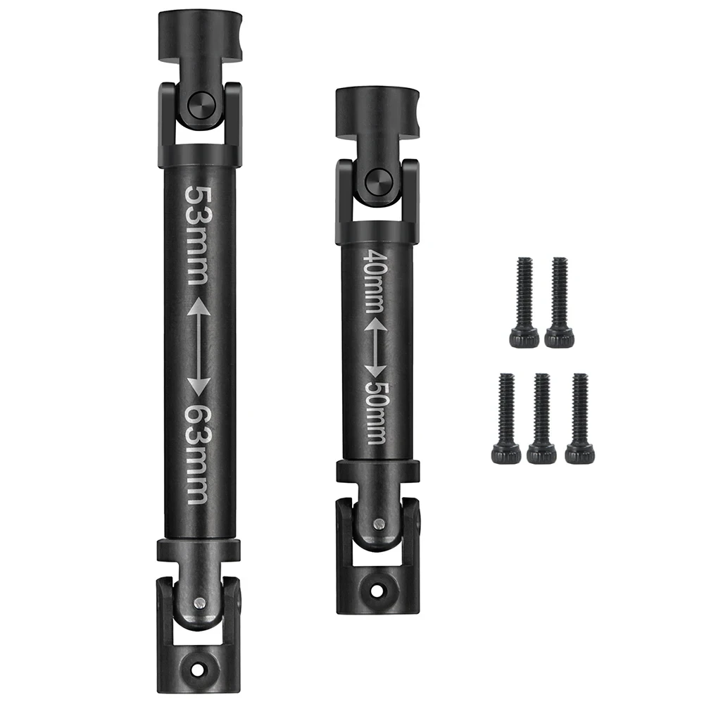 Steel Drive Shaft CVD Upgrade Set For Axial SCX24 Gladiator 1/24 Scale RC Crawler - 38mm + 64mm Lengths