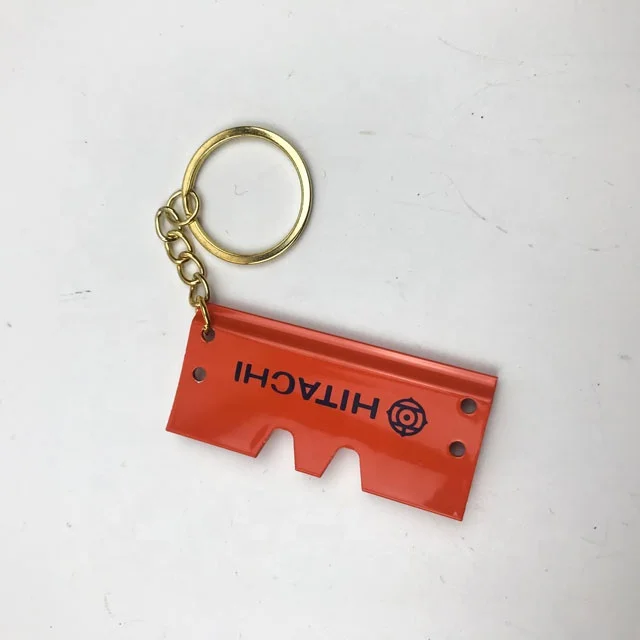 For Excavator Key Ring Excavator Bucket Key Chain for Carter Kubota komatsu Hitachi Kobelco