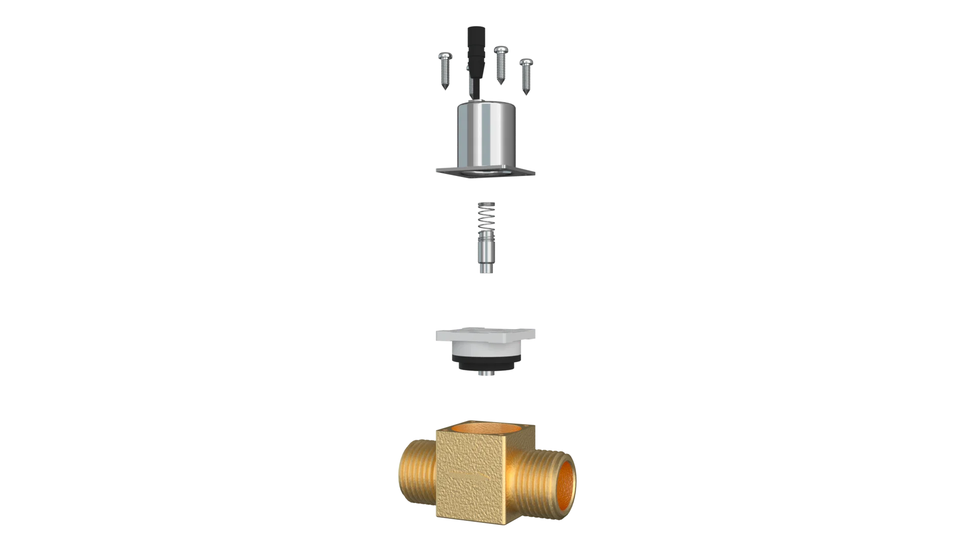 Low Power Battery Operated 1/2  Smart Public Toilet Sensor Urinals Automatic Flush Solenoid Valve DC Pulse Solenoid Valve
