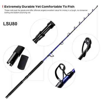 NOEBY Offshore Saltwater Rod Big Game Trolling Fishing Boat Jigging Rod – Metal Jig – view 5