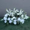 corridoio nuziale bianco verde 100 cm