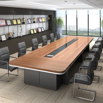 HYZ08 mesa de reuniones office furniture desk set conference room desk table meeting table modern conference tables and chairs