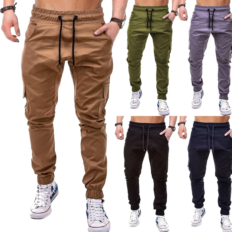 Men Fashion Pencil Sweat Pants Ropa Para Hombre Solid Color Casual Fitness  Streetwear Cargo Pants Men Trousers For Men - Buy Cargo Pants Men,Trousers  For Men,Ropa Para Hombre Product on 