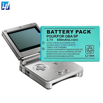 OEM GBA SPバッテリー交換用 3.7V 850mAh リチウム充電池