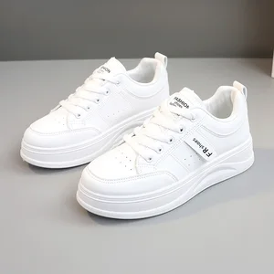 G2-3 Wholesale Thick-Soled Height-Increasing Casual Shoe Women's Spring and Summer Breathable Board  Shoes