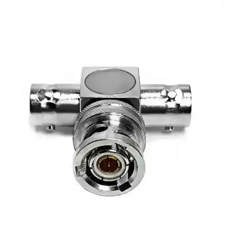 thumbnail interactive-video image 1 of Fliegend BJ77 Triax Connector TRB Jack, 3-Slot Bulkhead Panel Mount, Replacement Triaxial 1 of 6
