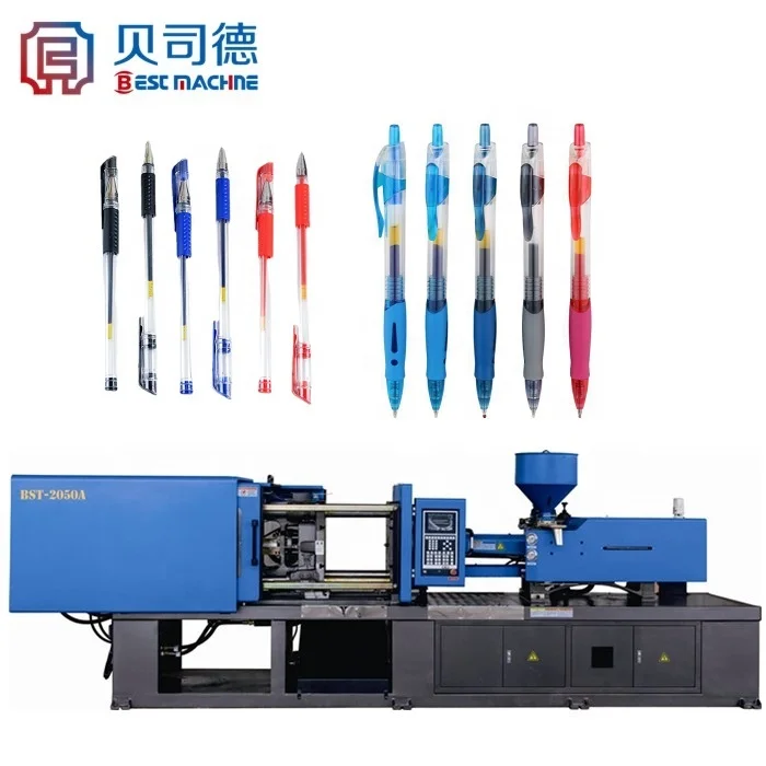 BST-2050A Automatic Low Price Plastic Gel Ball Point Ballpoint Pen Pencil Making Manufacturing Injection Moulding Machine