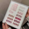 Paillettes couleur rose faisceau 10 couleurs