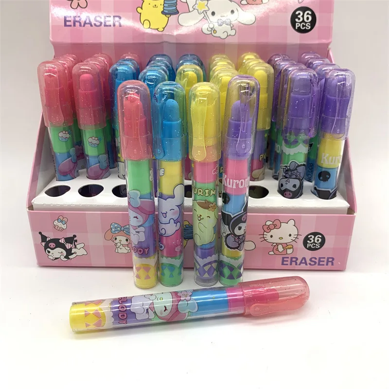 Yubon Sanrio Stationery Kuromi Eraser School Supplies Cartoon Eraser ...