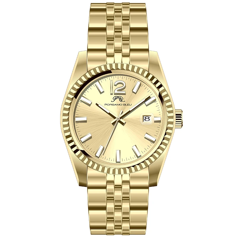 OEM Design Private Label Valentine Stainless Steel Couple Watch Japan or Swiss Movt for Ladies and Men U3046