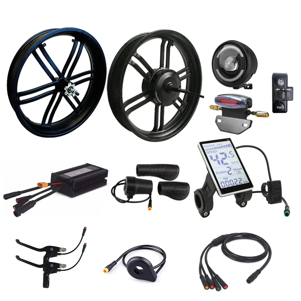 48V 1000W 20x4.0 Ebike Conversion Kit - Durable & Powerful