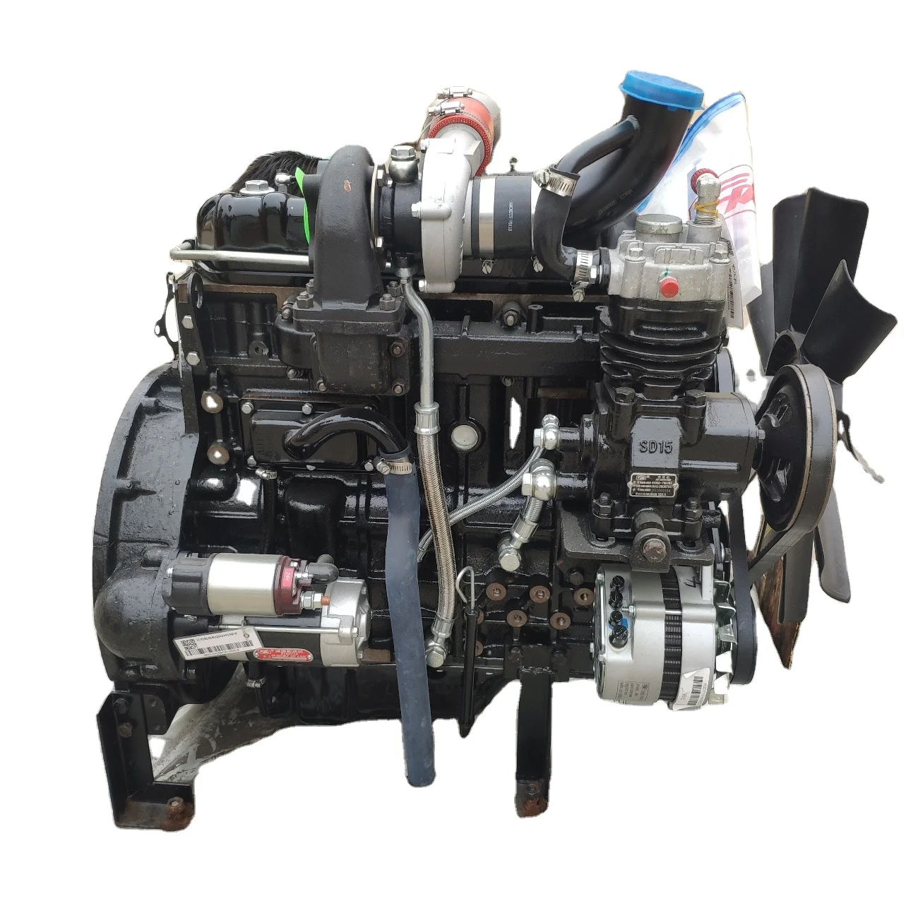 Yunnei YN38GBZ 76KW Diesel Engine - Water-Cooled 4-Stroke for