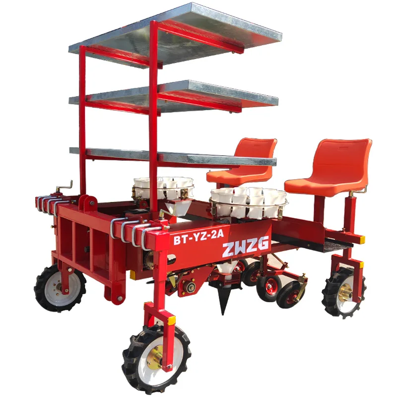 Multirow Heavy Duty Cayenne Seedling Transplanter Paprika Planting Equipment Green Onion Transplanter Machine