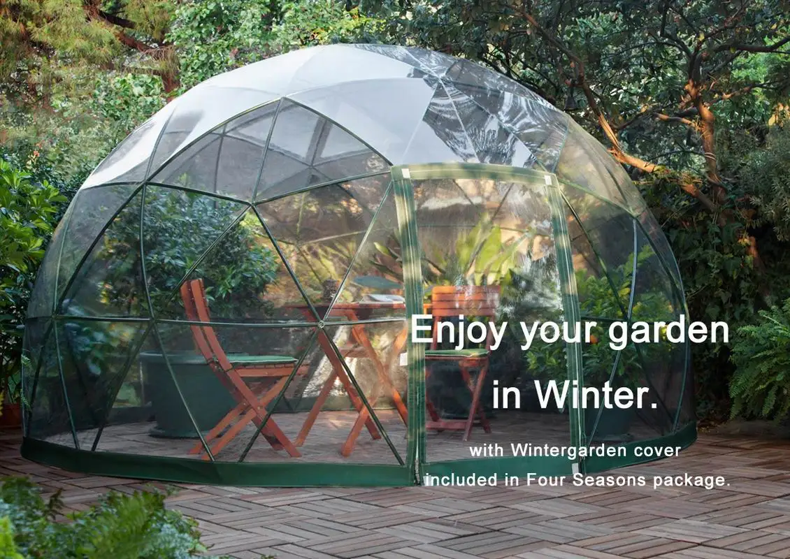 2020 New Design PVC Winter  Mesh Summer Cover Geodesic Dome Tent  Igloo Garden Greenhouse Camping