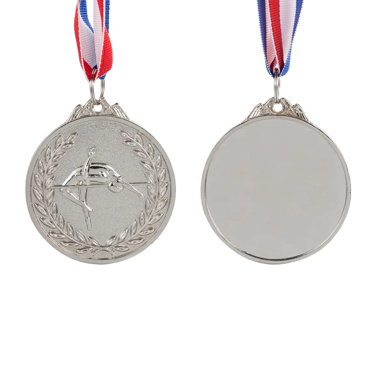 JP1504 High Jumper Figure Zinc Alloy Medal - Durable Souvenir